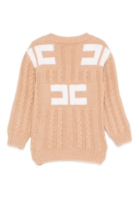 Cardigan con maglia a trecce ELISABETTA FRANCHI KIDS | EGMA046.C.FL230D765